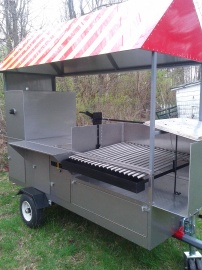 New cart and grill